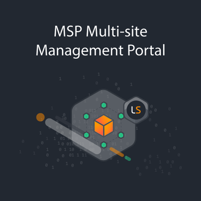 Image with text MSP Multisite management portal